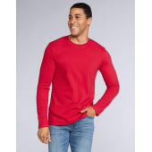 Gildan Mens Softstyle® Long Sleeve Tee - White - S
