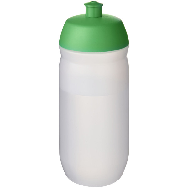 HydroFlex™ Clear 500 ml squeezy sport bottle - Green/Frosted clear