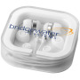 Sargas oordopjes met microfoon - Wit