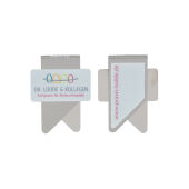 Wingclip shape double sided 02, geschikt voor rechthoekige logo's