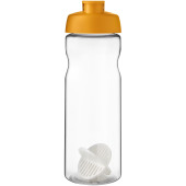 H2O Active® Base 650 ml sportfles met shaker bal - Oranje/Transparant