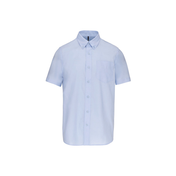 Heren oxford overhemd korte mouwen Oxford Blue 6XL