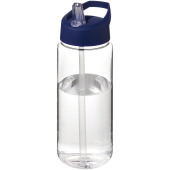 H2O Active® Octave Tritan™  600 ml sportfles met tuitdeksel - Transparant/Blauw