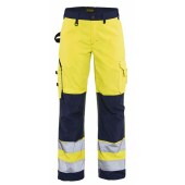 High Vis Geel/Marineblauw