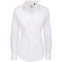Black Tie Ladies' stretch shirt White 3XL
