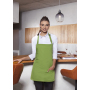 BLS 6 Short Bib Apron Basic with Buckle and Pocket - lime - Stck