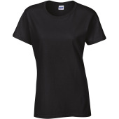 Heavy Cotton™Semi-fitted Ladies' T-shirt Black 3XL