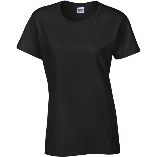 Heavy Cotton™Semi-fitted Ladies' T-shirt Black XXL