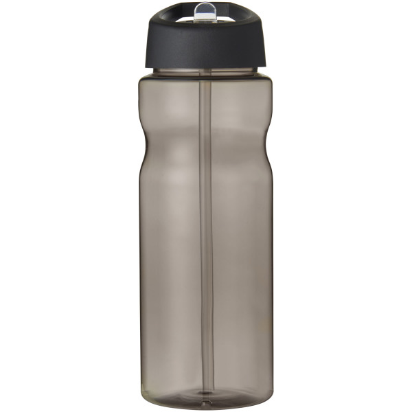 H2O Active® Base 650 ml spout lid sport bottle - Charcoal/Solid black