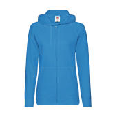 Ladies Lightweight Hooded Sweat Jacket - Azure Blue