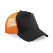 Snapback Trucker - Black/Orange - One Size