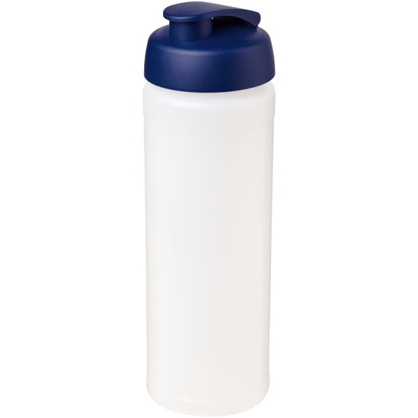 Baseline® Plus grip 750 ml flip lid sport bottle - Transparent/Blue