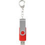 Rotate USB met sleutelhanger - Helder rood - 64GB
