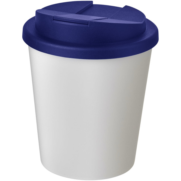 Americano® Espresso 250 ml tumbler with spill-proof lid - White/Blue