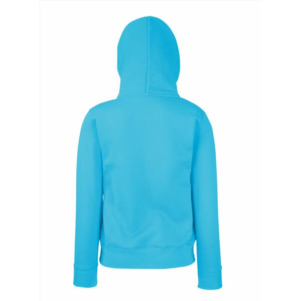 FOTL Lady-Fit Premium Hooded Sweat Jacket, Azure Blue, XXL