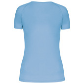 Dames sport-t-shirt V-hals Sky Blue L