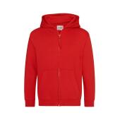 AWDis Kids Zoodie, Fire Red, 12-13, Just Hoods