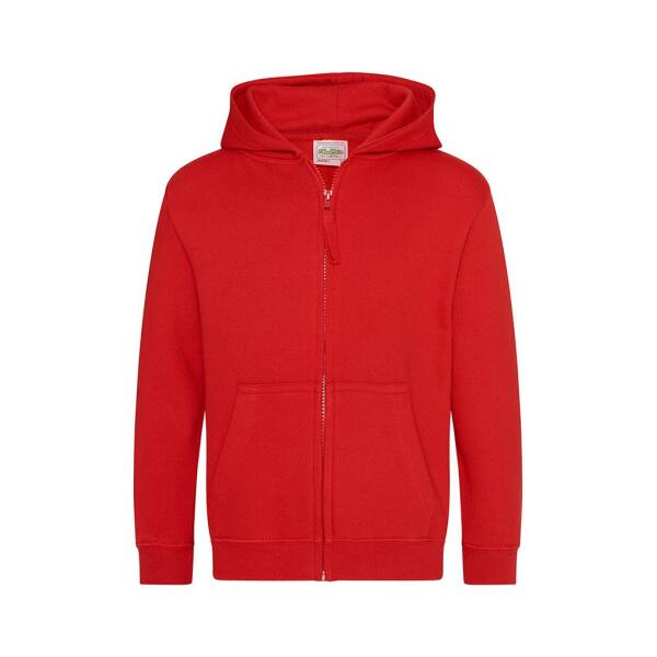 AWDis Kids Zoodie, Fire Red, 3-4, Just Hoods
