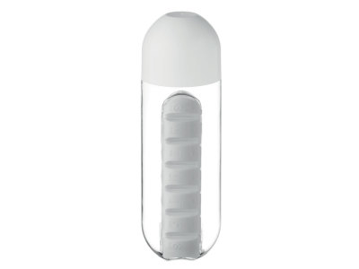 BOTTLE PILL - Drinkfles met pillendoos BOTTLE PILL - Drinkfles met pillendoos