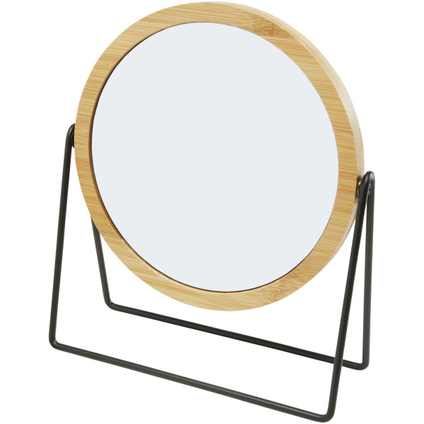 Hyrra stående spegel av bambu