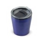 Koffiebeker metallic 180ml - Donker Blauw