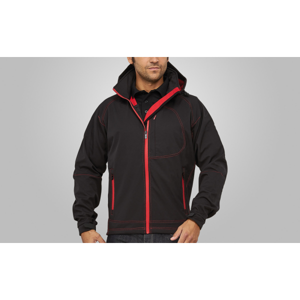 Macseis Jacket Softshell Outlook for him Black/RD