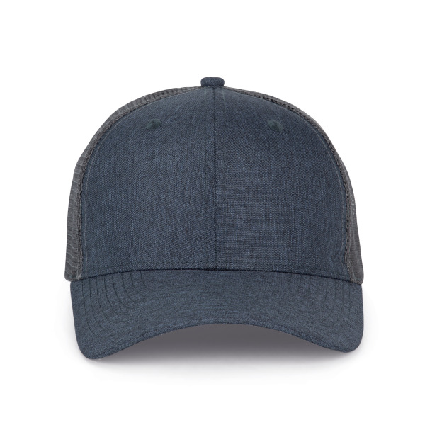 Trucker Cap - 6 Panels Abyss Blue Heather One Size