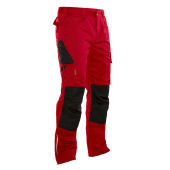 Jobman 2321 Service trousers rood/zwart D084