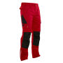 2321 Service trousers rood/zwart D120