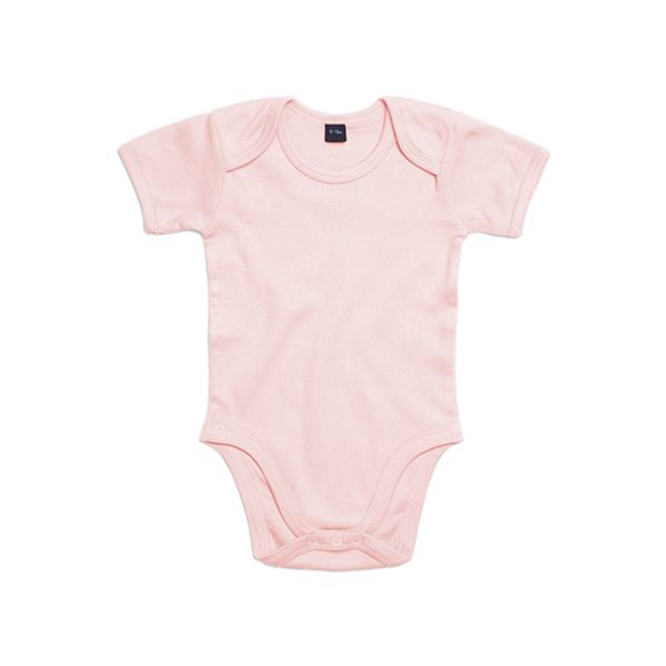 Baby Bodysuit - Powder Pink - 6-12
