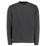 Klassic Sweatshirt, Dark Grey Marl, 4XL, Kustom Kit