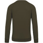 Herensweater BIO ronde hals raglanmouwen Mossy Green XXL