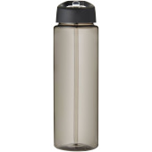H2O Active® Vibe 850 ml drikkeflaske og låg med hældetud - Koksgrå/Ensfarvet sort