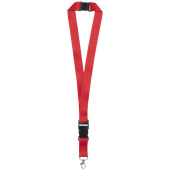 Yogi nyckelband med avtagbart spänne - Röd