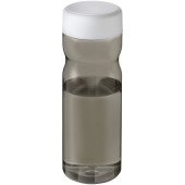 H2O Active® Eco Base 650 ml drikkeflaske med skruelåg - Trækul/Hvid