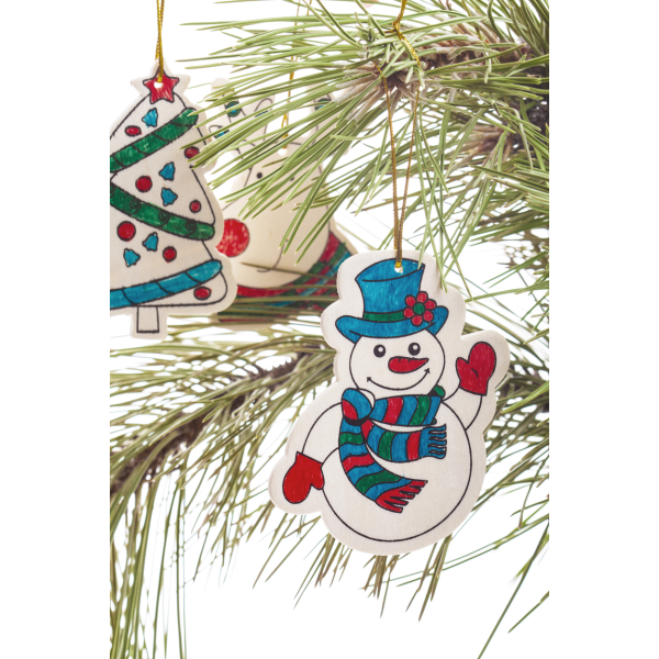Andoya - colouring Christmas tree ornaments, 3 pcs
