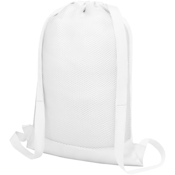 Nadi mesh drawstring backpack 5L - White
