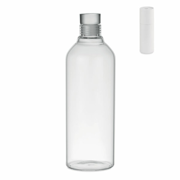 1L Grote fles van borosilicaatglas met lekvrije glazen dop - Large Lou