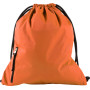 Pongee (190T) drawstring backpack Elise orange