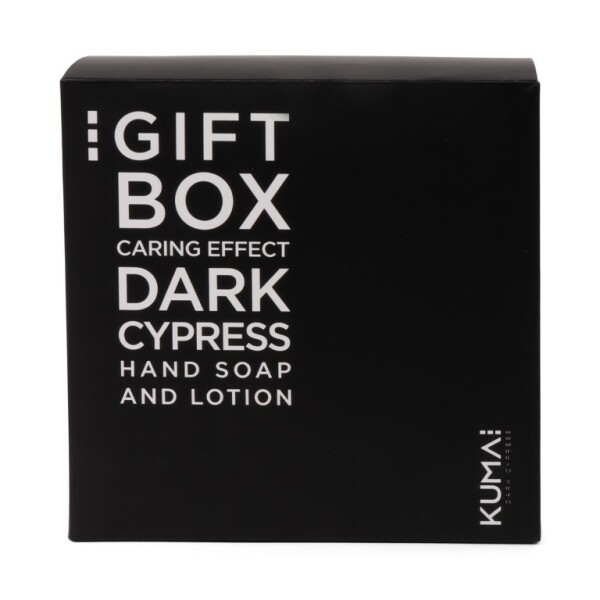 KUMAI Dark Cypress Giftbox Handzeep+Handlotion+Tray