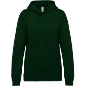 Eco damessweater met capuchon Forest Green M