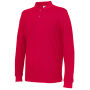 Cottover Gots Pique Long Sleeve Man red S