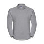 Heavy Duty Collar Sweatshirt - Light Oxford - 4XL