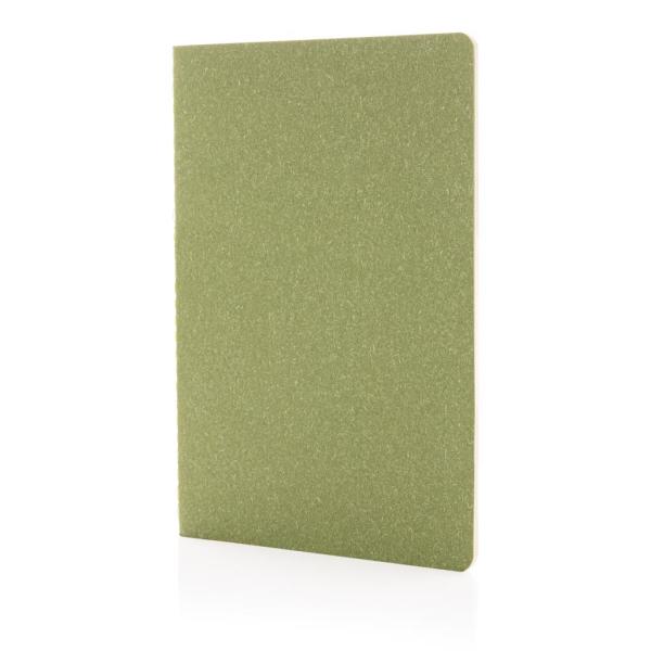 A5 standard softcover slim notebook, green
