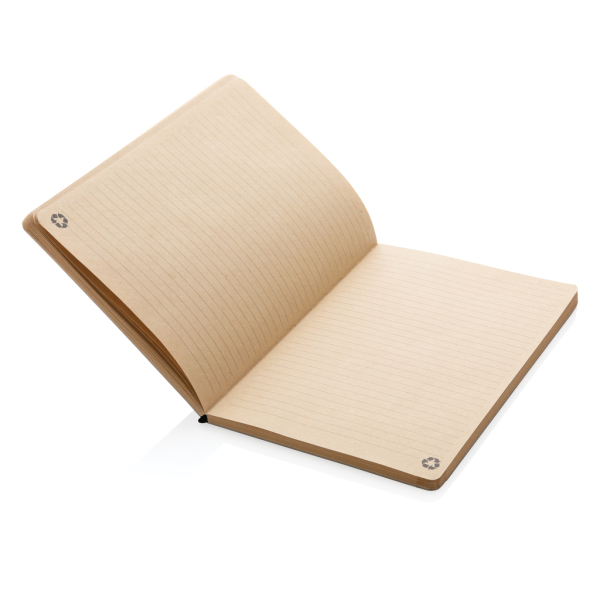 A5 cork & kraft notebook, off white