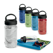 ARTX PLUS. Polyamide en polyester sporthanddoek met fles