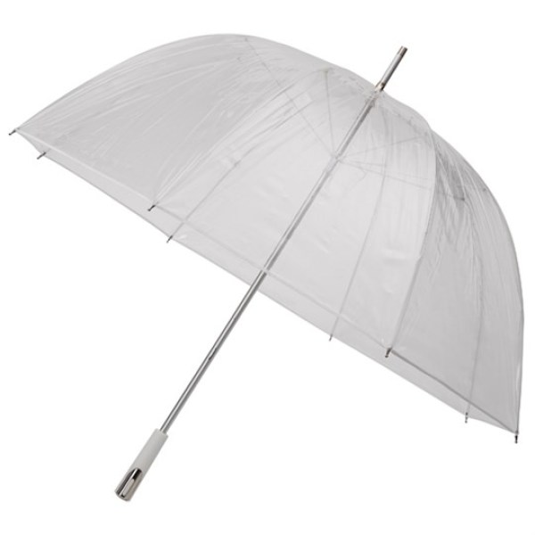 Transparante paraplu windproof 102 cm bedrukt