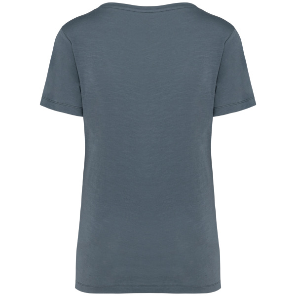 Dames  slub T-shirt - 130 gr/m2 Mineral Grey XS