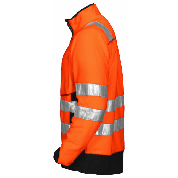 6303 HV Fleece jacket orange/black 3XL