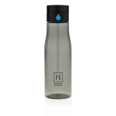 Aqua hydration tracking tritan flaske, sort